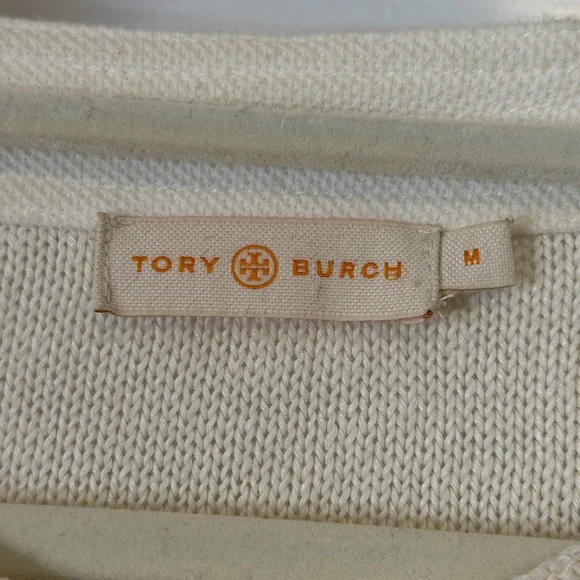 Tory Burch Linen Sweater Size M - Picture 3 of 8
